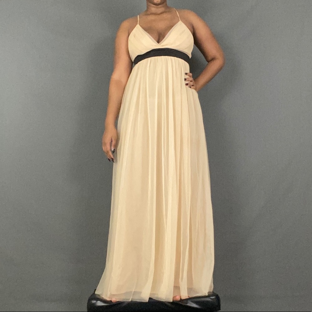 Cream Tulle Prom/Evening Gown Dress